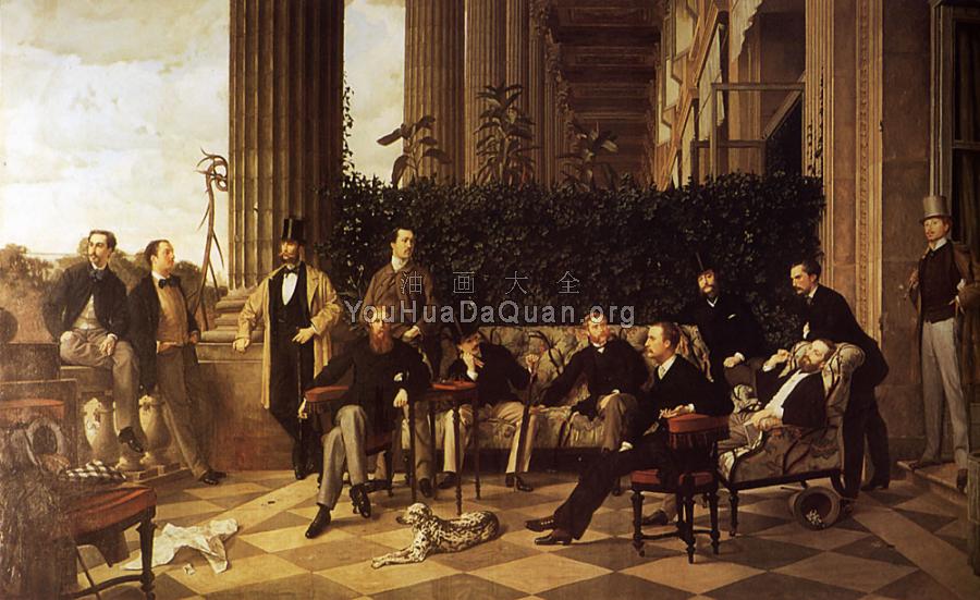 The Circle of the rue Royale - 詹姆斯·蒂索